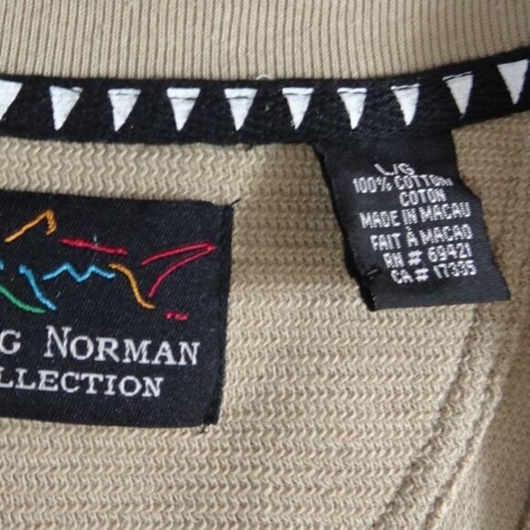 Greg Norman Golf V-Neck Knit Vest Beige Size Large - Picture 7 of 7